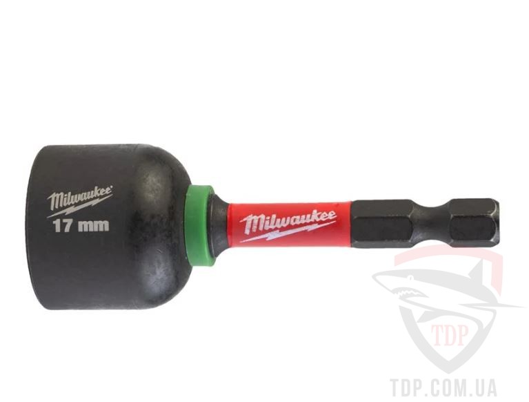 Цанги, патроны, гайки Головка торцева магнітна MILWAUKEE 17x65мм (4932492444)