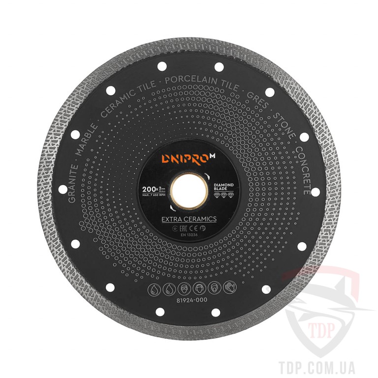 Алмазные диски Алмазный диск Dnipro-M Extra-Ceramics 200х25.4х2 мм