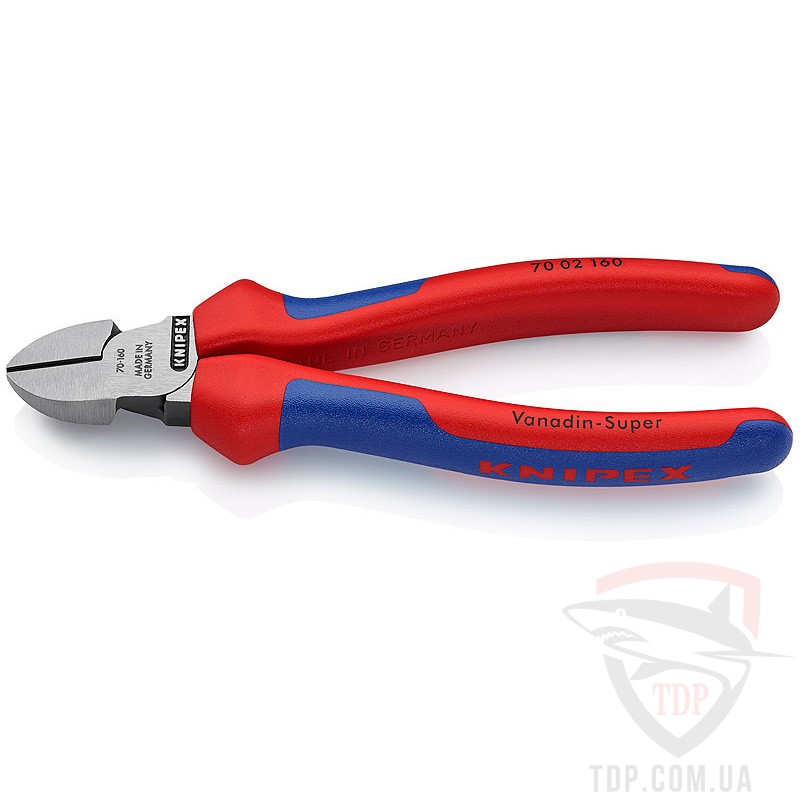Ручной инструмент Кусачки боковые Knipex 160 мм (70 02 160)