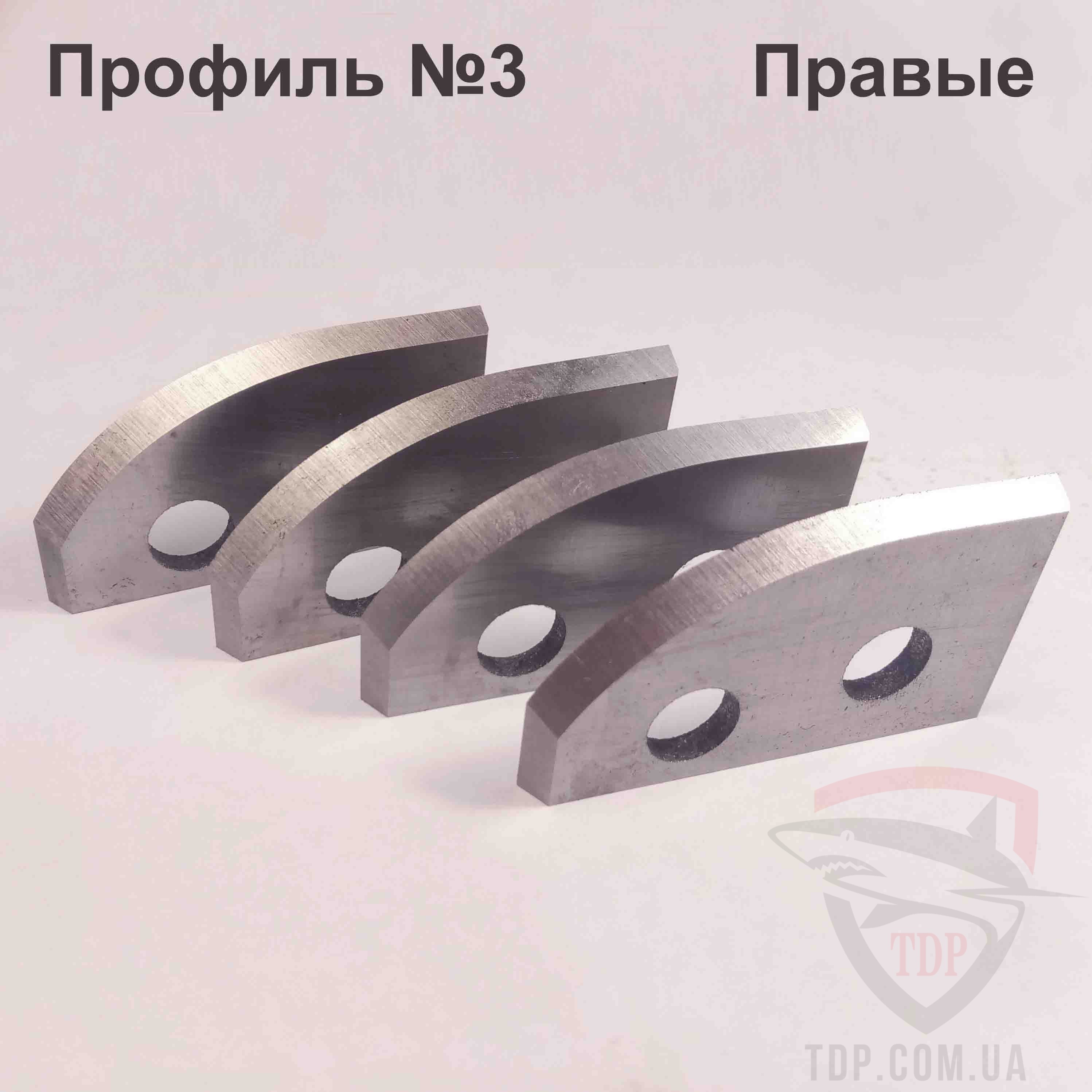 Комплект ножей для филенки VATZO d160 №3 правое
