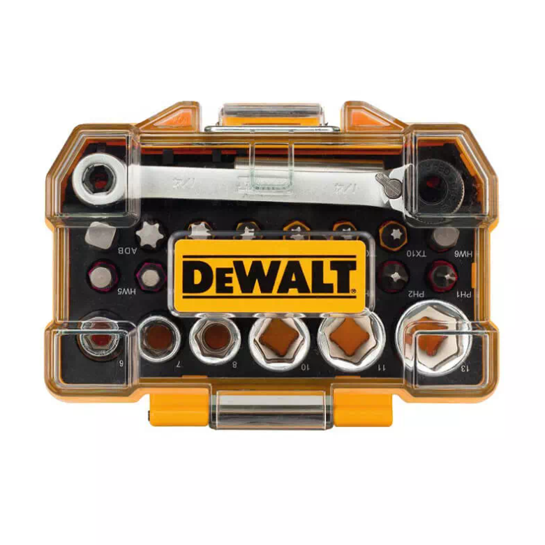 Биты и адаптеры Набор бит и головок DeWALT L25 мм 24 шт (DT71516)