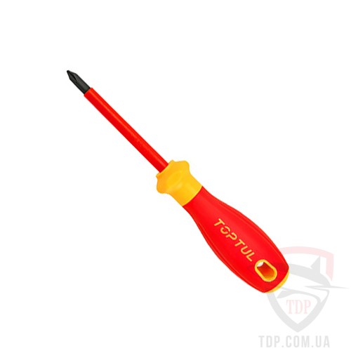 Ручной инструмент Отвертка диэлектрическая TOPTUL PH3 150 мм (FBEF0З15V4)