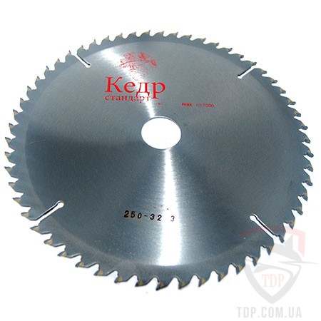 Оснастка Пильный диск Кедр по дереву 205x20x36z K2.6/1.5 мм