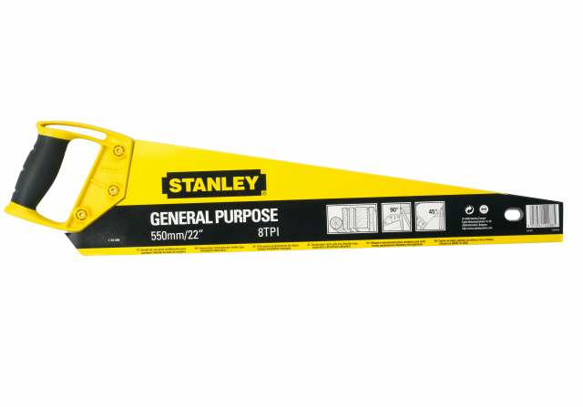 Ножовка по дереву Stanley General Purpose 8TPI 380 мм (1-20-084)
