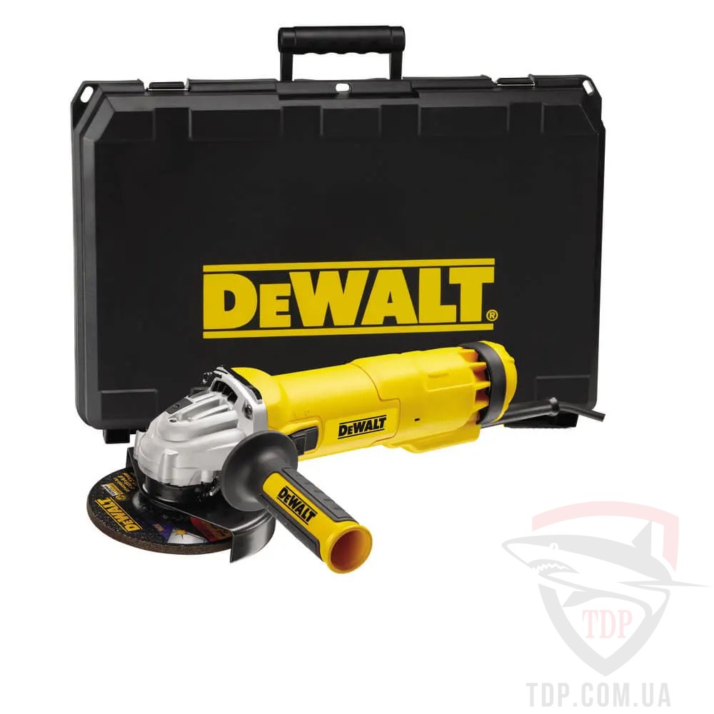 Шліфмашина кутова DeWALT 1400 Вт 125 мм (DWE4237K) - Фото №2