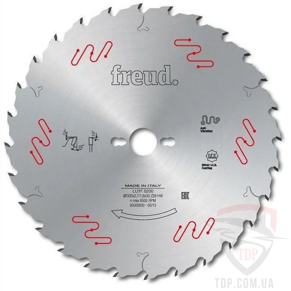 Оснастка Пильный диск по дереву Freud 250х30х24z (LU1D-0100)