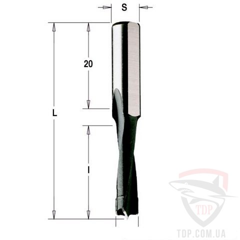 Оснастка Фреза для дюбельного фрезера MAFELL CMT D5 h30 L58 d8 (312.050.11)