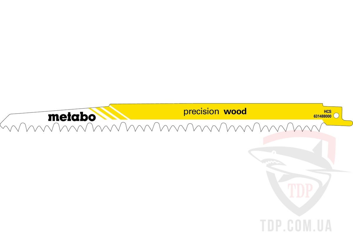 Оснастка Полотно для шабельних пил Metabo Precision Wood 240мм 5шт (631488000)