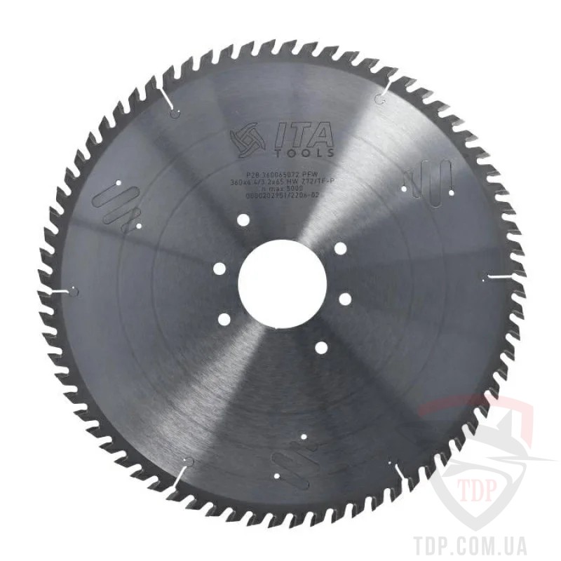 Оснастка Пильний диск по МДФ Ita Tool 360x65x72z (P30.360065072.PFW)