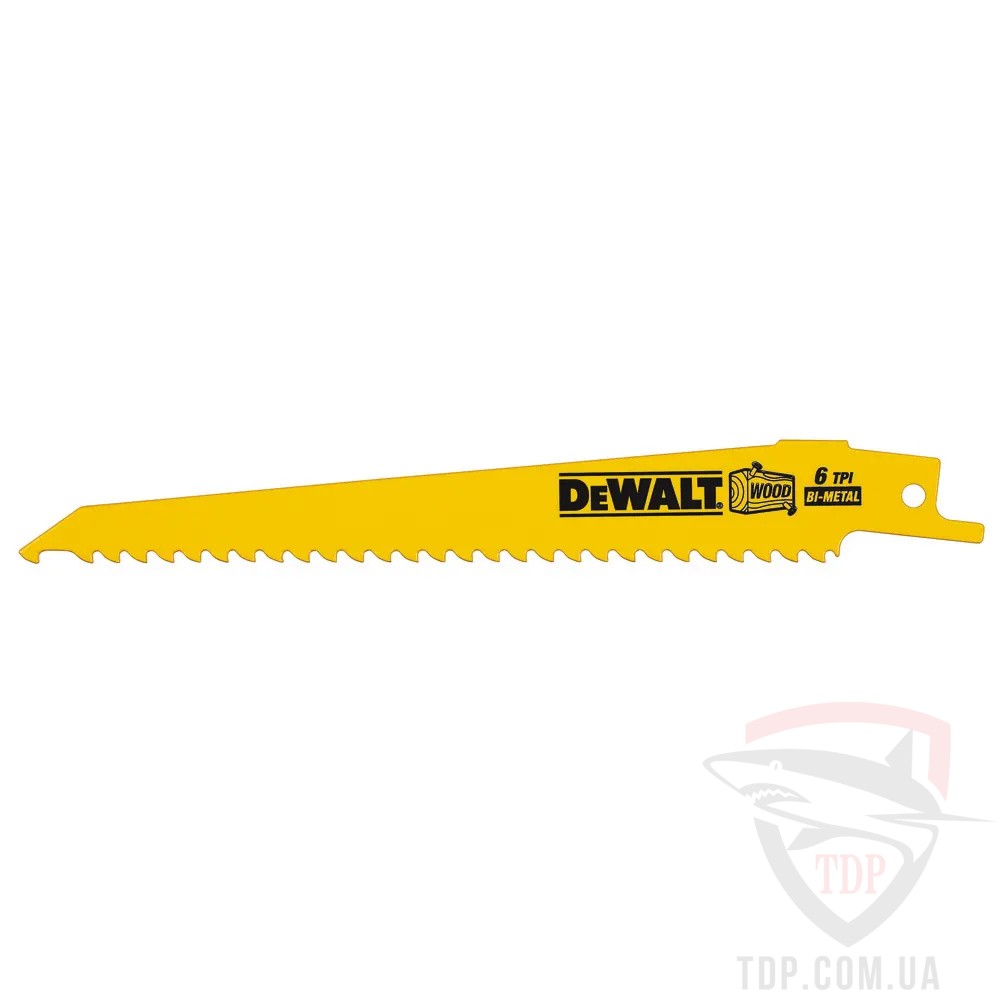 Полотно пильне DeWALT біметалічне по дереву 152 мм 6 TPI 5шт (DT2359)