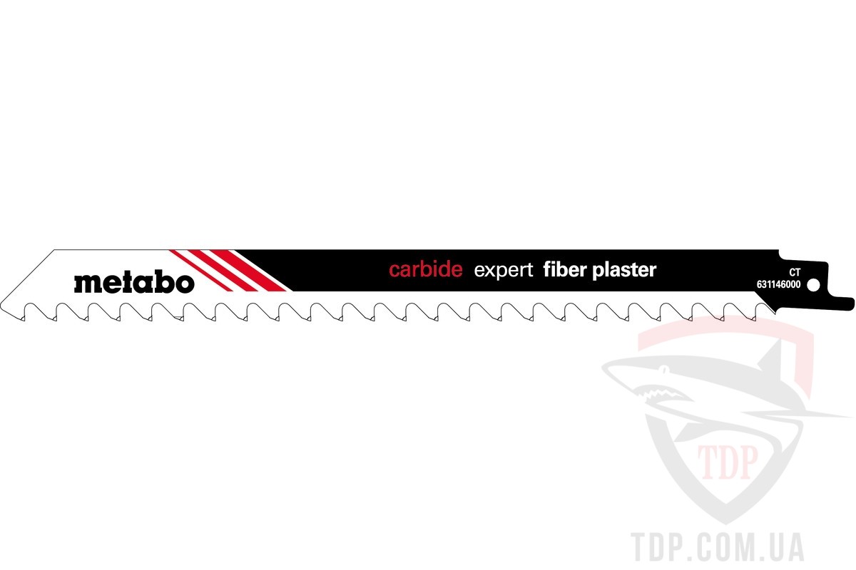 Оснастка Полотно для шабельних пил Metabo Expert Fiber Plaster 300мм (631146000)