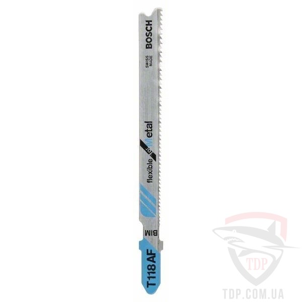 Пилки для лобзика Пилки для лобзика по металу Bosch Flexible for Metal T118AF 5шт (2608634505)