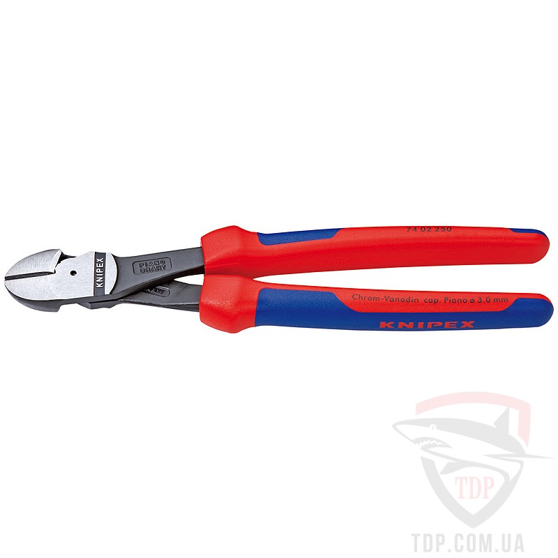 Ручной инструмент Кусачки боковые Knipex особой мощности 250 мм (74 02 250)