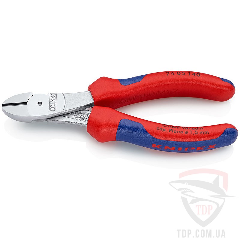 Ручной инструмент Кусачки боковые Knipex особой мощности 140 мм (74 05 140)