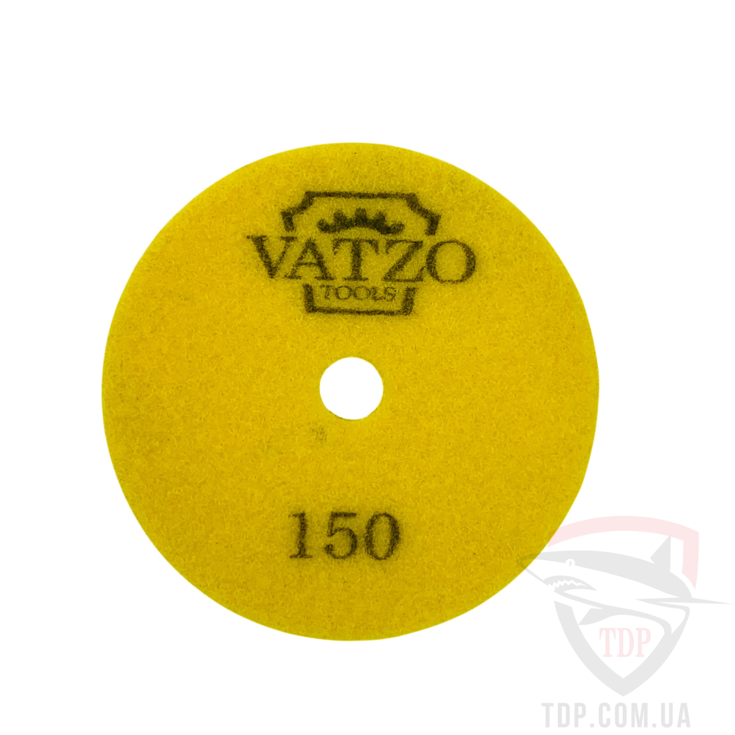 Круг алмазний полірувальний VATZO Wet КВІТКА D100x3x15 P150 (03-30150) - Фото №2