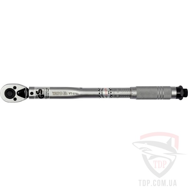 Ручной инструмент Ключ динамометричний YATO 3/8" L 366мм (YT-0750)