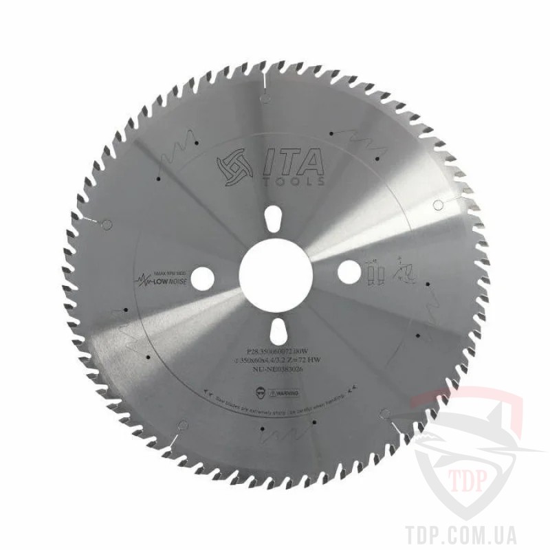 Оснастка Пильний диск по МДФ Ita Tool 350x60x72z (P29.350060072.00W)