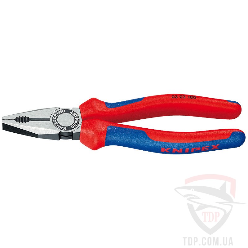 Ручной инструмент Плоскогубцы комбинированные Knipex (03 02 180)