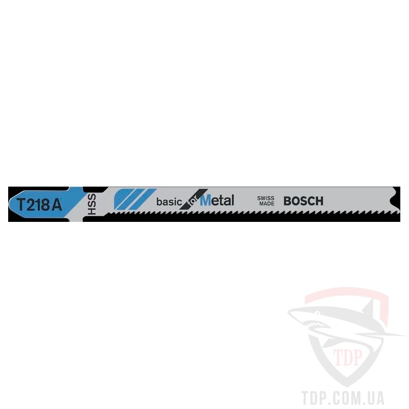 Оснастка Пилки лобзикові по металу Bosch Basic For Metal HSS T218А 100 шт