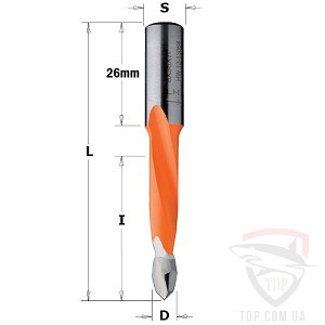 Оснастка Сверло CMT Xtreme для сверлильно присадочных станков D6 d10 L70 h35 (314.060.42)