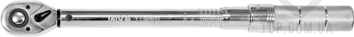 Ручной инструмент Ключ динамометричний YATO 1/2" L 378-400 мм (YT-07611)