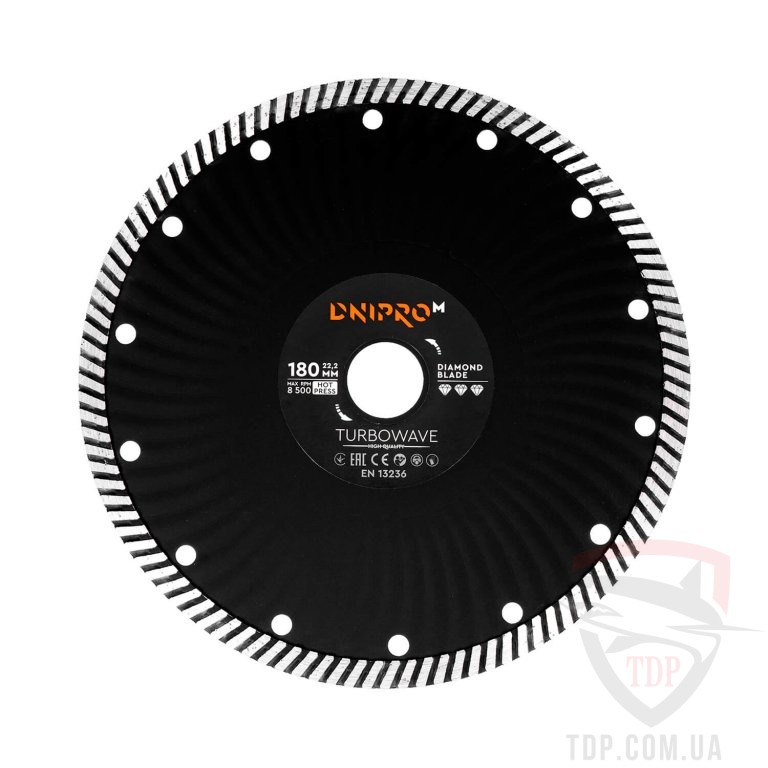 Алмазные диски Алмазный диск Dnipro-M Turbowave 180х22.2 мм