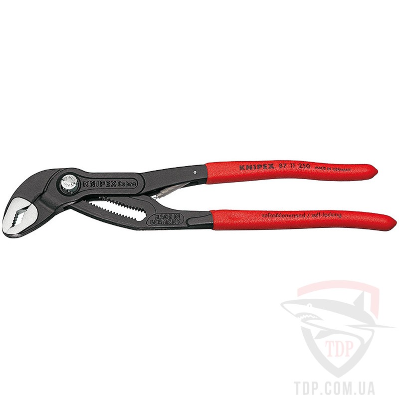 Ручной инструмент Высокотехнологичные сантехнические клещи Knipex Cobra с пружиной (87 11 250)