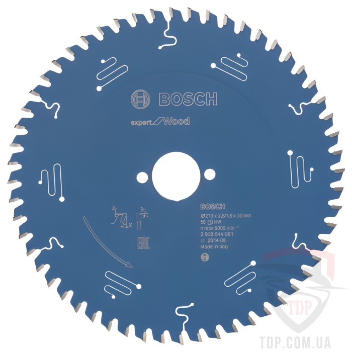 Оснастка Пильний диск по дереву Bosch 210x30x56z K2.8/1.8 Expert for Wood
