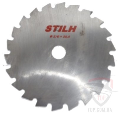 Садовая техника Диск для бензокоси STILH 250x25.4x24z