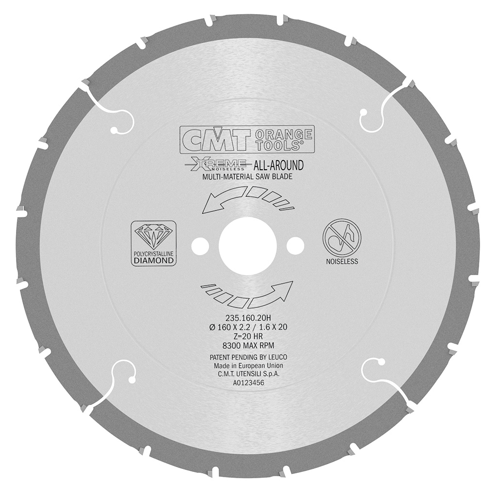 Оснастка Пильный диск универсальный CMT XTREME 160х20х20z (235.160.20H)