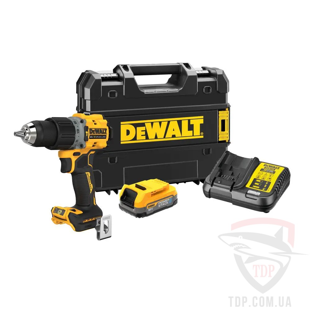 Электроинструмент Дриль-шурупокрут DeWALT ударний XR Li-Ion PowerStack (DCD805E1T)