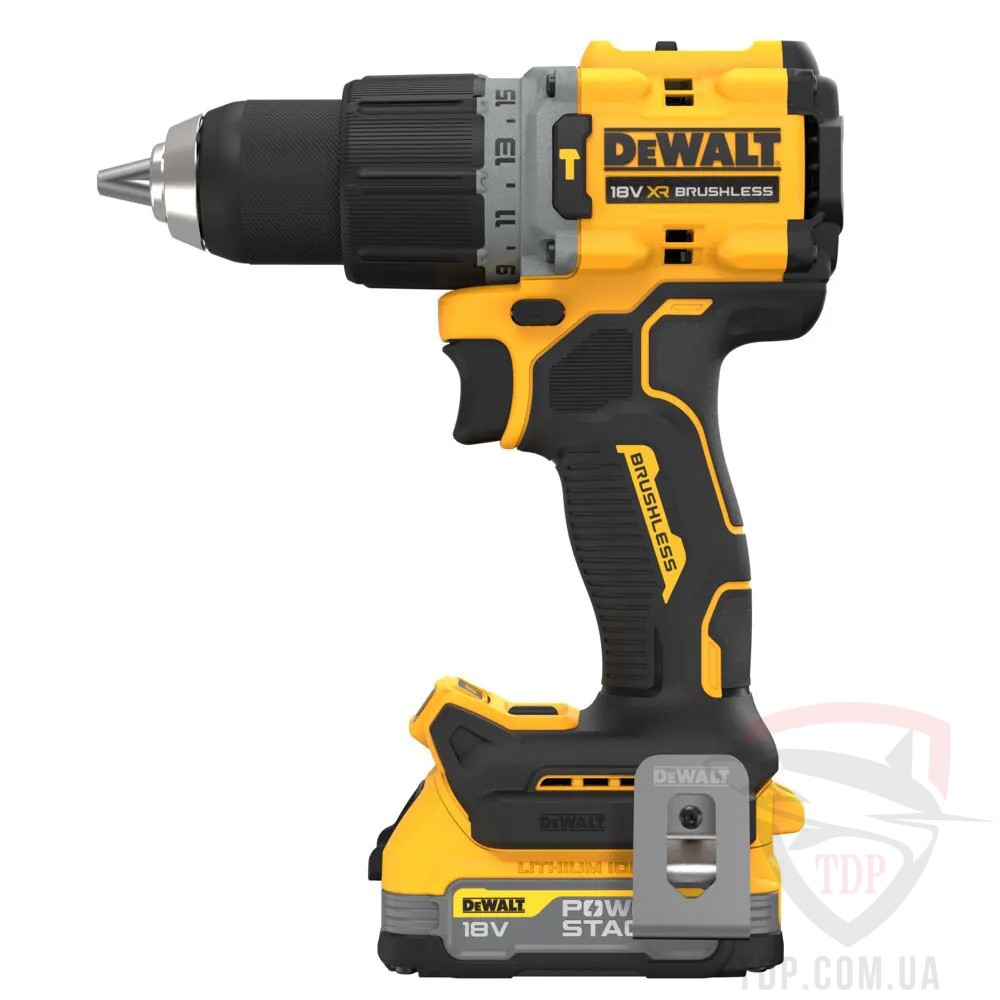Дриль-шурупокрут DeWALT ударний XR Li-Ion PowerStack (DCD805E1T) - Фото №3