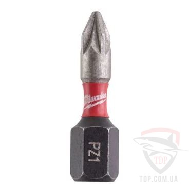 Біта Milwaukee Schockwave 30xLife PZ1 25мм 25 шт (4932430861)