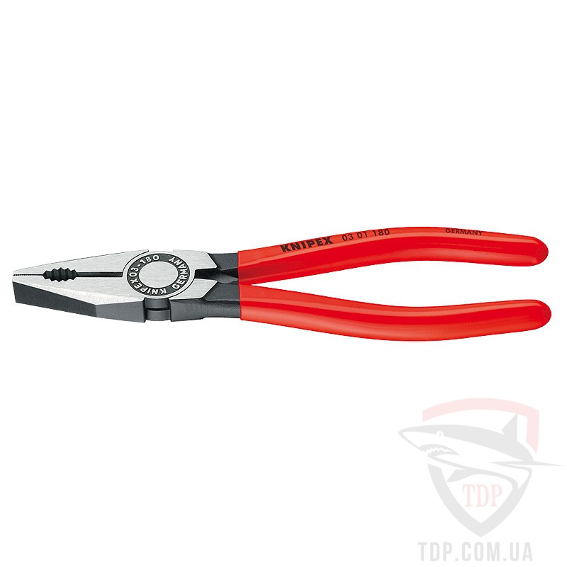 Ручной инструмент Плоскогубцы комбинированные Knipex (03 01 180)