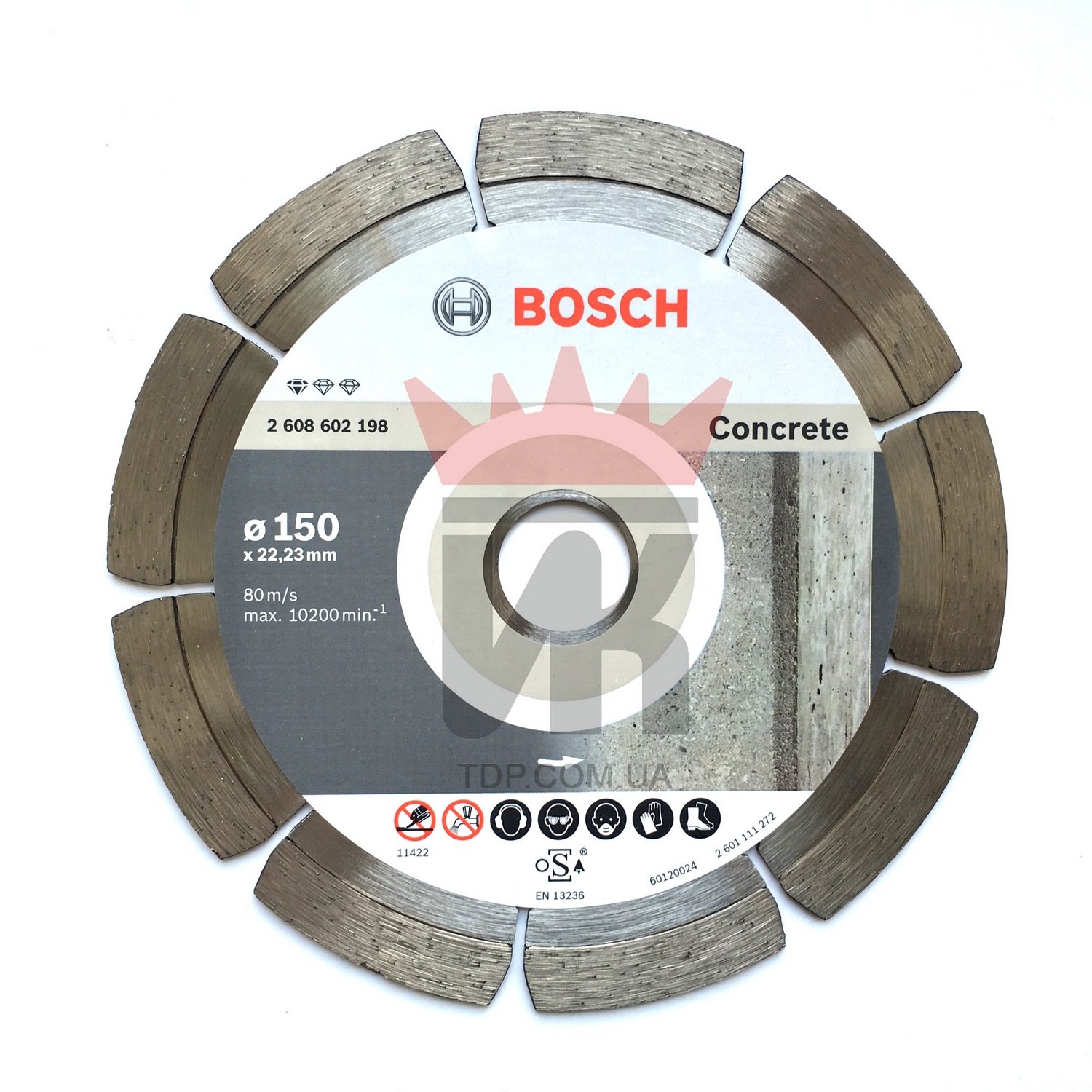 Алмазный инструмент Алмазный диск Bosch Standard for Concrete 150*22