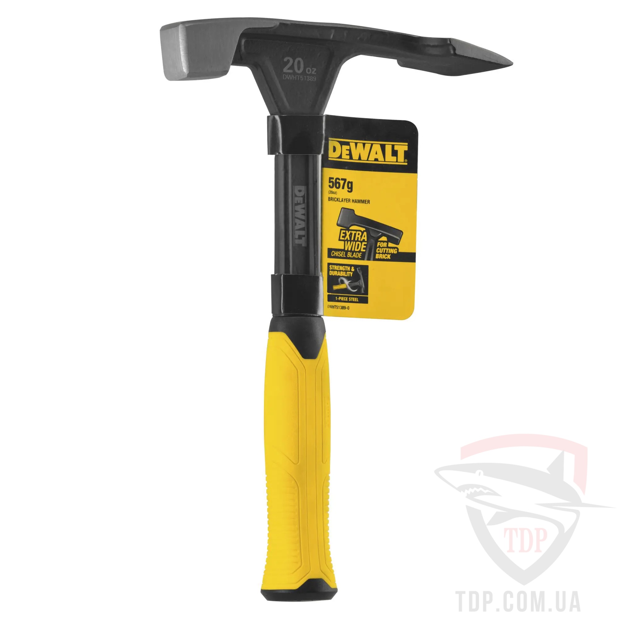 Ручной инструмент Молоток каменяра DeWALT вага 567 г (DWHT51389-0)