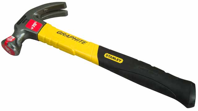Молоток Stanley "Graphite Curve Claw" с гвоздодером 450 г (1-51-505)