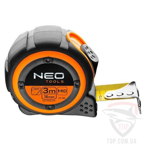 Измерительная техника Рулетка NEO 3мx19мм с магнитом (67-183)