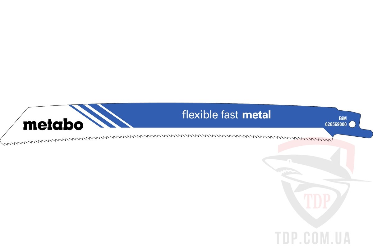 Оснастка Полотно для шабельних пил Metabo Flexible Fast Metal 225мм 5 шт (626569000)