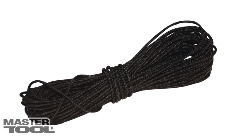 Ручной инструмент Шнур хозяйственный Master Tool 92-0434 (Л-25/d-3,0 мм 25 мм/черный)