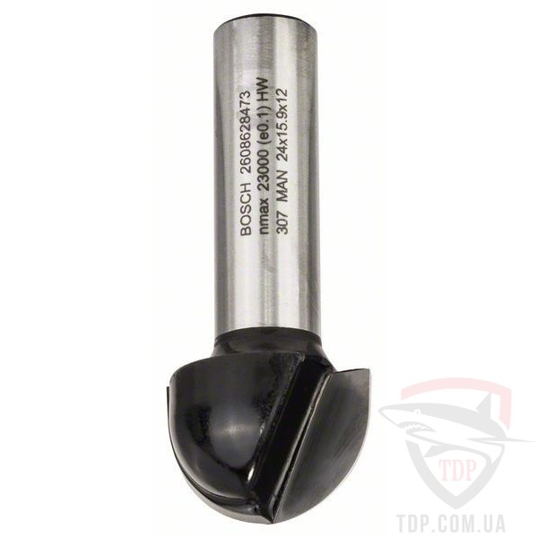 Оснастка Фреза пазова галтельна Bosch D24 d12 L57 h12.7 R12 (2608628473)