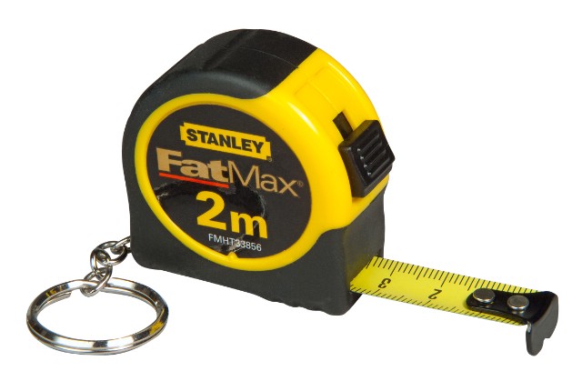 Рулетка STANLEY FatMax с кольцом для ключей 2 м х 13 мм (FMHT0-33856) 