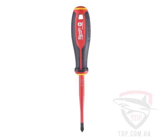 Ручной инструмент Викрутка MILWAUKEE VDE діелектрична PZ/SL2х100мм (4932478736)
