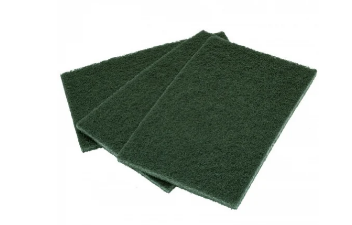 Абразивно-шлифовальный инструмент Скотч брайт лист Polystar Abrasive 150x230 мм Р240 зеленый