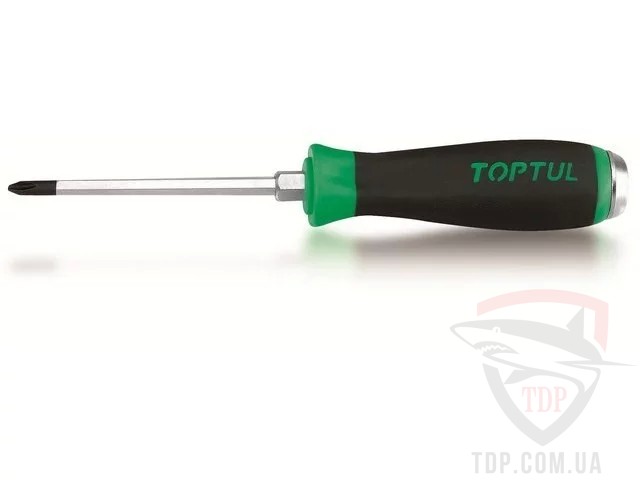 Отвертка крестовая ударная TOPTUL PH2*100 мм (FBGB0210)