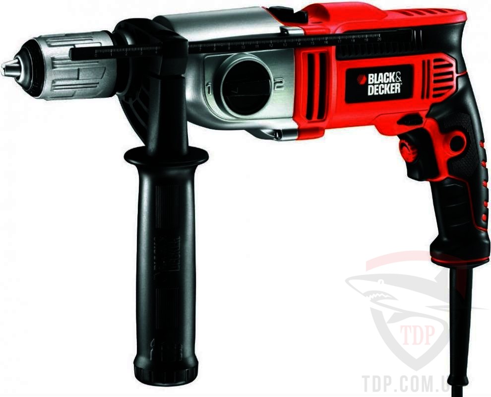 Деревообрабатывающее оборудование Ударная дрель BLACK+DECKER 850Вт (KR8542K)