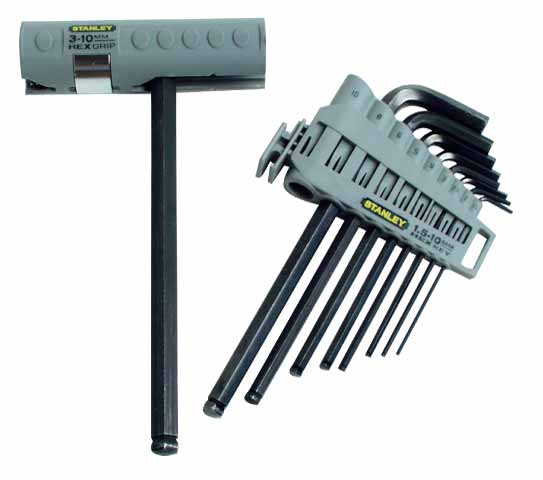 Набор торцевых ключей Stanley 0-89-904 "Hex grip" (9 шт)
