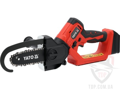Пилы Пила ланцюгова акумуляторна YATO 18В Li-Ion 4Аг 15.85см (YT-828116)