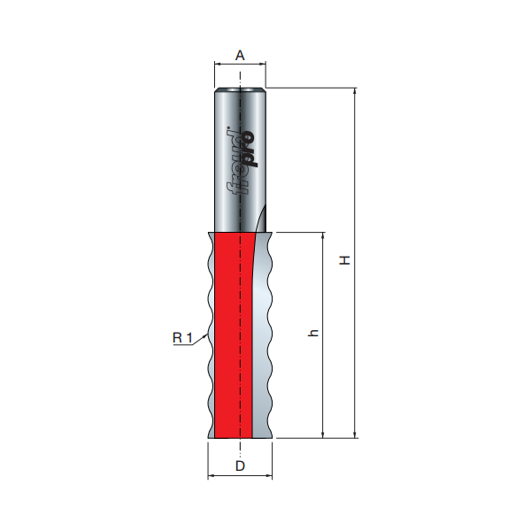 Фреза Freud D16 l51.3 L88 кромочная фигурная