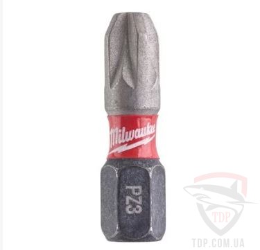 Биты и адаптеры Біта Milwaukee Shockwave 30xLife PZ3 25мм 2 шт (4932430868)